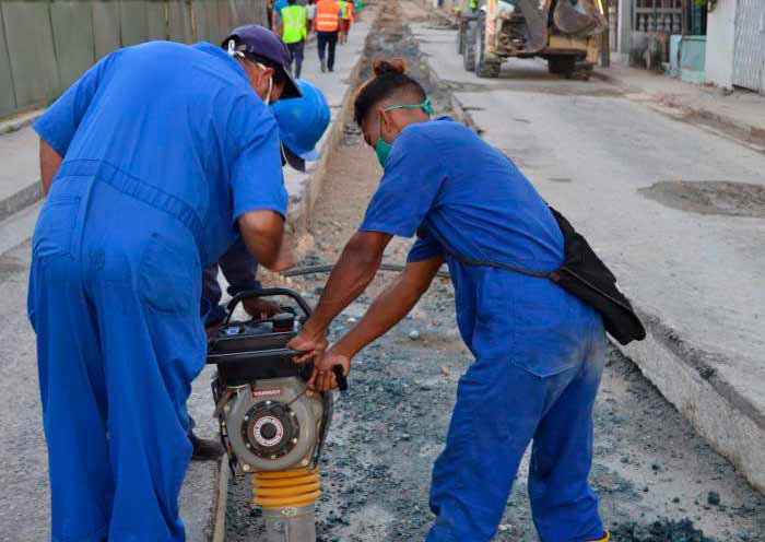 Trabajadores hidráulicos