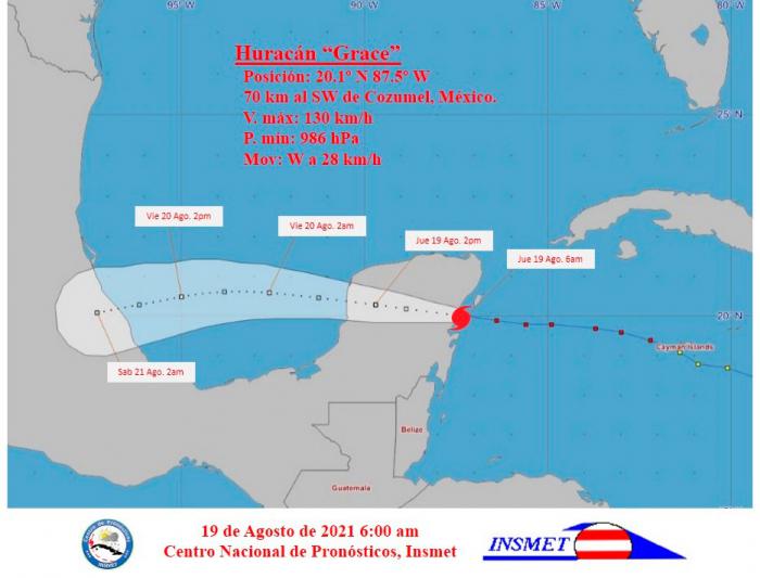 Huracán Grace-19 agosto