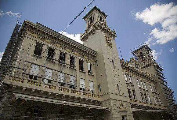 reparación de la Estación Central de Ferrocarriles de La Habana