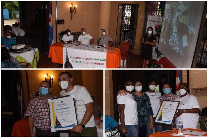 Hospital Docente Clínico Quirúrgico Diez de Octubre, en La Habana, recibió la primera entrega de parte del donativo enviado desde Italia a Cuba para contribuir con el enfrentamiento a la COVID-19.