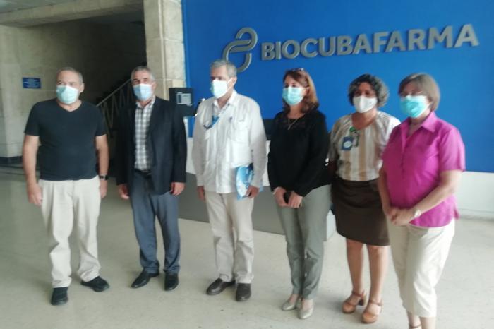 Encuentro de representantes de la OPS y de BioCubaFarma