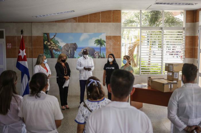 Recibe Hospital Pediátrico Juan Manuel Márquez donativo de Unicef