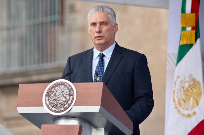 Intervención del presidente de la república miguel Díaz-Canel Bermúdez en el desfile cívico-militar en ocasión de los festejos por el aniversario del Grito de Dolores.


