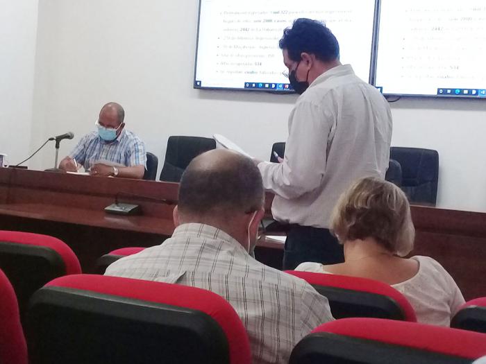 Reunión grupo temporal de trabajo covid-19-La Habana