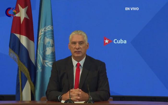 Discurso del presidente de la República de Cuba, Miguel Díaz-Canel en el Debate General 
