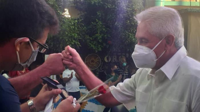 Entrega de la Moneda Plaza a Francisco Durán García