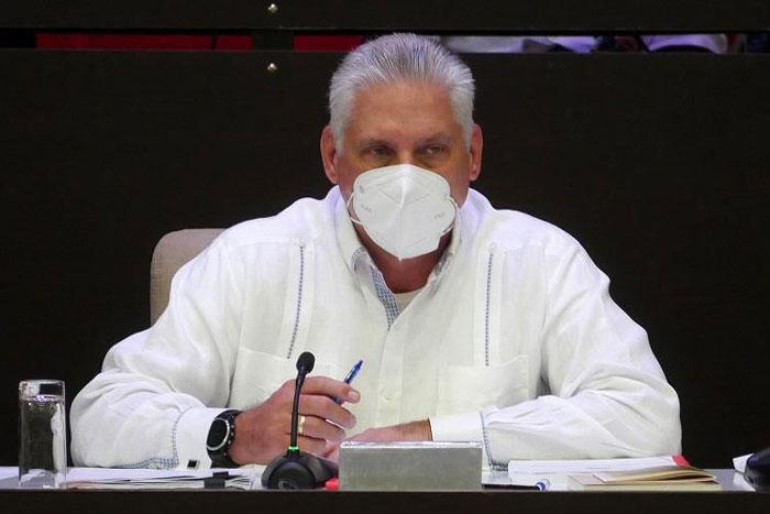 Miguel Díaz-Canel en II Pleno del PCC