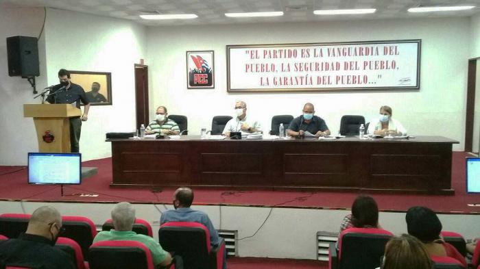 Luis Antonio Torres Iribar, Primer Secretario del Partido, Reinaldo García Zapata, gobernador de La HabanaGrupo Temporal de Trabajo de La Habana 29 octubre. 