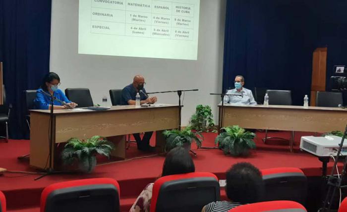Ministerio de Educación Superior (MES) informó hoy que los exámenes de ingreso a la Universidad en el venidero año académico comenzarán el primero de marzo de 2022.

