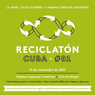 Cartel de Reciclatón Cuba No. 01