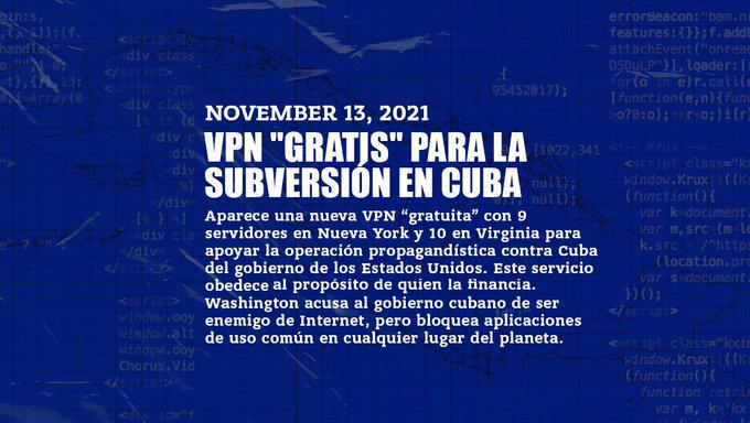 Cartel que dice VPN 
