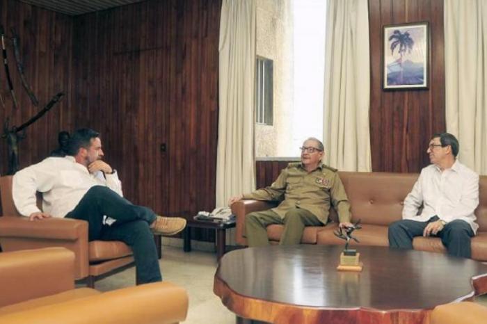 Recibió Raúl al eurodiputado Manuel Pineda