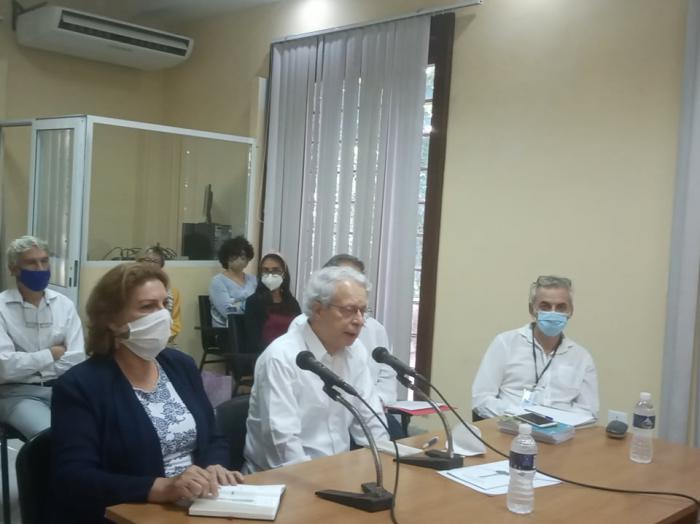 Frei Beto en Instituto Internacional de Periodismo José Martí