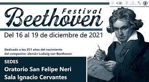 Festival en homenaje al compositor alemán Ludwig van Beethoven
