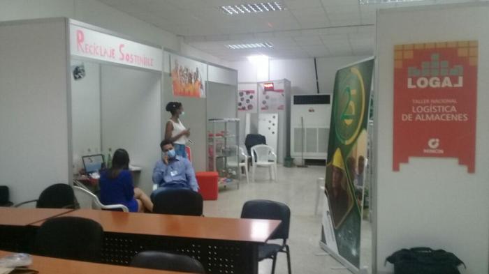áreas expositivas en el taller de Logal 2021