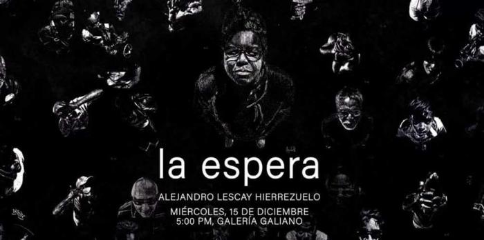 Cartel de la exposición La espera