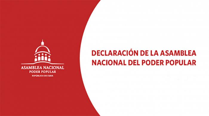 Cartel de Declaración de la Asamblea Nacional del Poder Popular