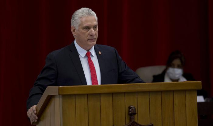 Presidente cubano Miguel Díaz-Canel.