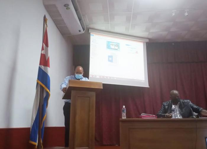 Rendición de cuentas del gobernador de la Habana, Reinaldo García Zapata al Consejo Provincial de Gobierno