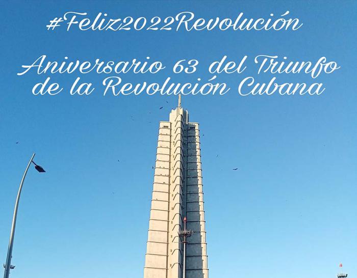 Envía Marrero Cruz felicitaciones por aniversario 63 del triunfo de la Revolución