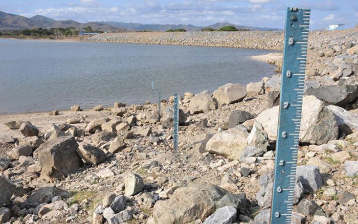 Un embalse de agua en Cuba 
