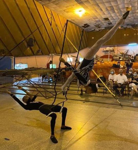 Una pareja del circo