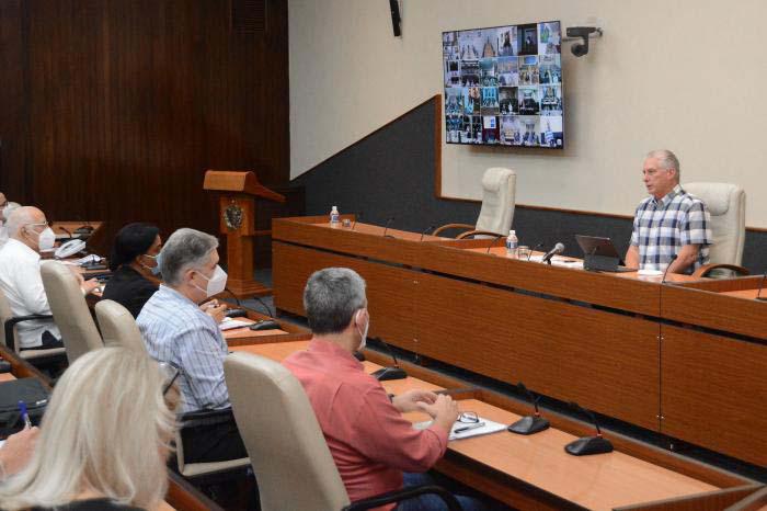 Primer Secretario del Comité Central del Partido, Miguel Díaz-Canel Bermúdez. 