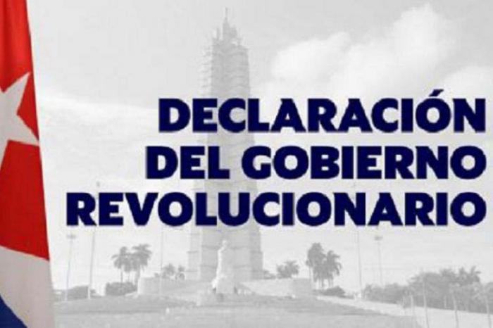 Declaración del Gobierno Revolucionario