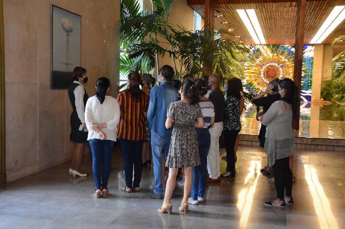 Puertas abiertas del Palacio de la Revolución: el homenaje hecho arte