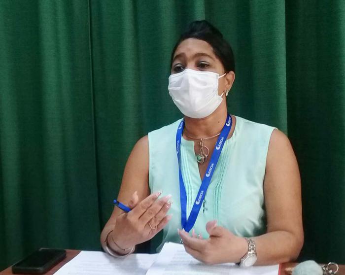 Liurba Calzada Linares, miembro del Secretariado Nacional del Sindicato de los Trabajadores de la Cultura.