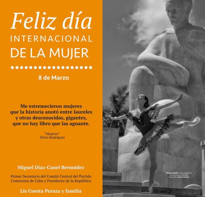 Felicita Díaz-Canel a las mujeres cubanas