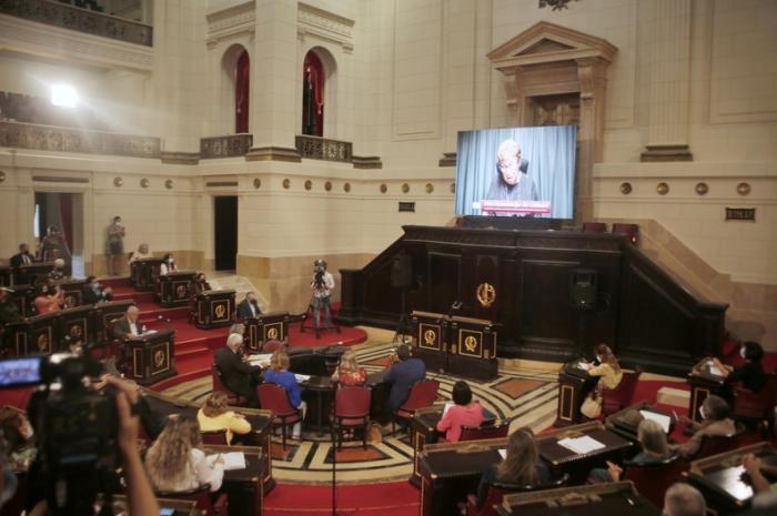 Audiencia pública parlamentaria sobre el proyecto de ley del Código de las Familias, efectuada en el Capitolio Nacional, sede institucional de la Asamblea Nacional del Poder Popular