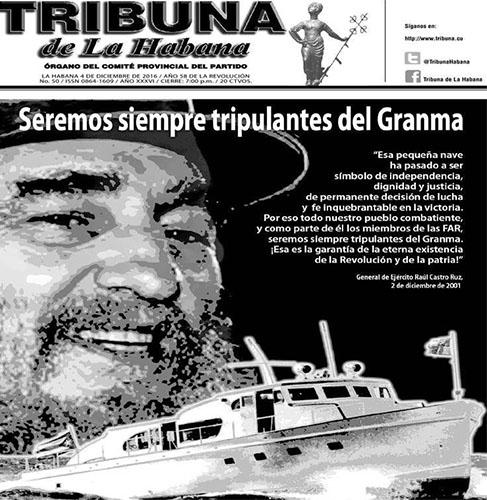 Periódico Tribuna de La Habana 
