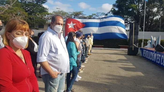 Personas en el acto de reconocimiento a los arquitectos en su día