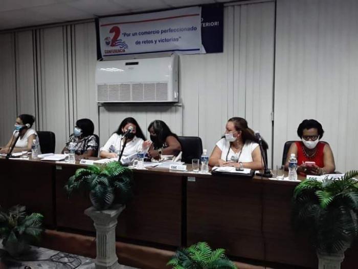Presidencia en la reunión
