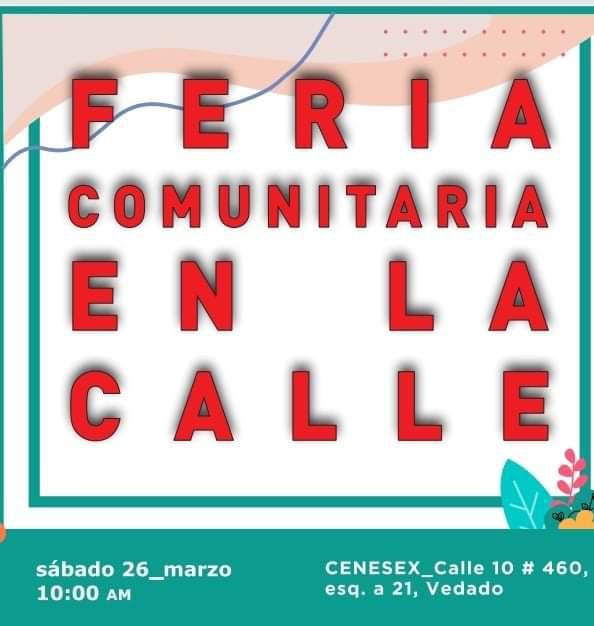 Cartel de la feria que organiza CENESEX