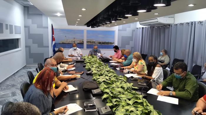 Participantes en la reunión del GTT
