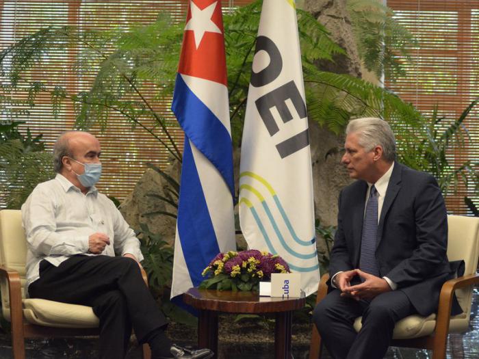 Recibió presidente cubano al Secretario General 