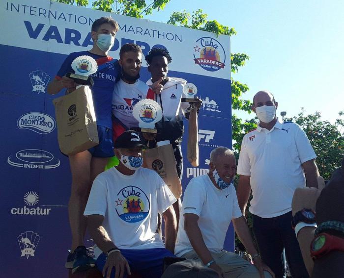 Ganadores de la Media Maratón.