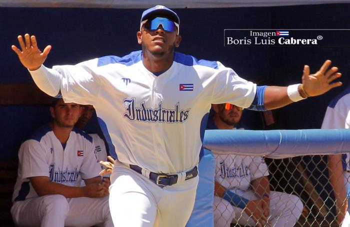 Un jugador de Industriales.