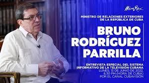 Cubavisión transmitirá entrevista especial con el canciller Bruno Rodríguez