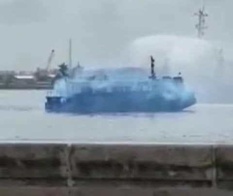 Ejercicio de simulación que responde a las acciones previstas por el día de la Seguridad de la Vida Humana en el Mar 