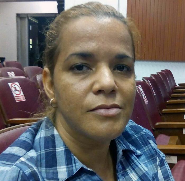 Irina Sierra Podio, coordinadora provincial de los CDR
