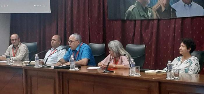 Primer Taller de Trabajo Político Ideológico con profesores de Historia de La Habana