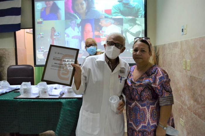 Acto por el 26 de julio en el Instituto de Gastroenterología de La Habana