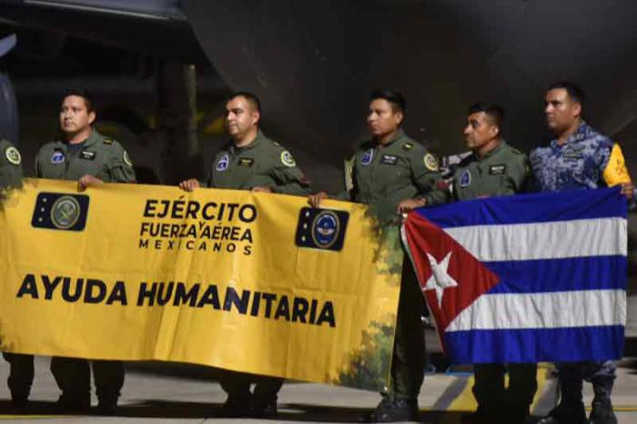 Ayuda humanitaria de México por siniestro en Matanzas