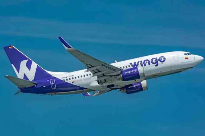 Avión de la aerolínea Wingo