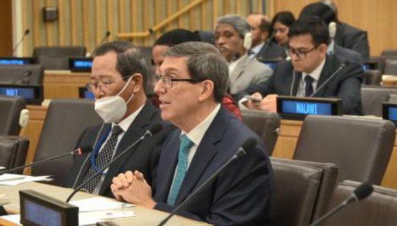 Bruno Rodríguez en la ONU