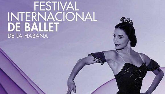 Cartel del Festival Internacional de Ballet de La Habana.