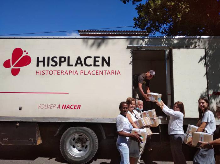 Llega a Pinar del Róo una preciosa carga de solidaridad.